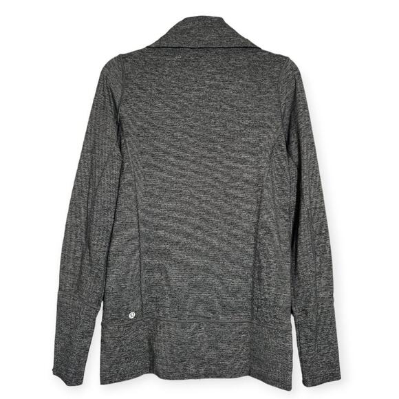 Lululemon Full Zip Define Jacket SIZE 8 Gray Stretch Long Sleeve Thumbholes - Picture 2 of 11